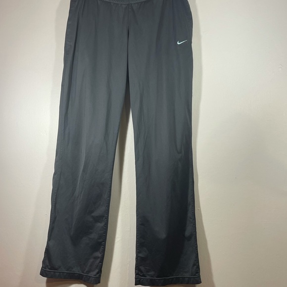 Nike Grey Jogger Pants with blue Nike logo Size Medium - Picture 1 of 5